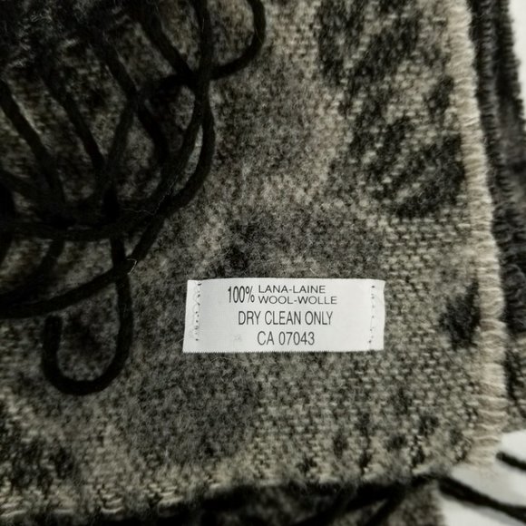 Aurora Paci Italia 100% Lana Wool Very Large Scarf - Picture 5 of 8